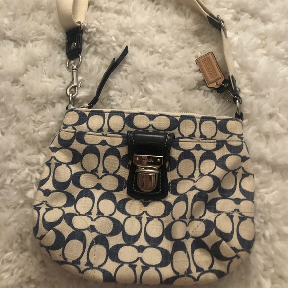 canvas coach purse